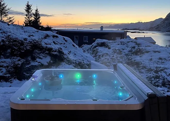 Tatil Evi Modern With Amazing View Ballstad